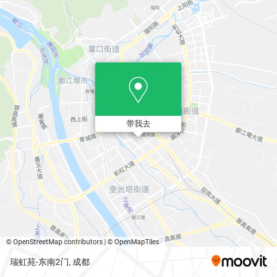 瑞虹苑-东南2门地图