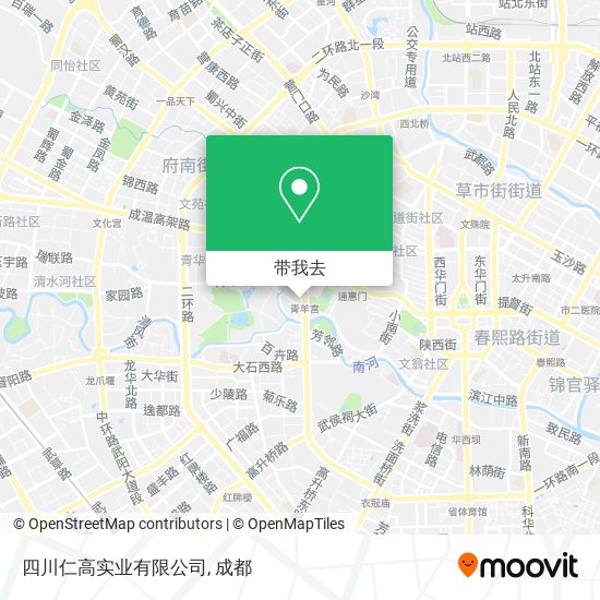 四川仁高实业有限公司地图