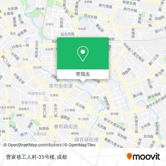 曹家巷工人村-35号楼地图