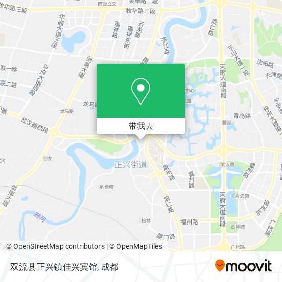 双流县正兴镇佳兴宾馆地图