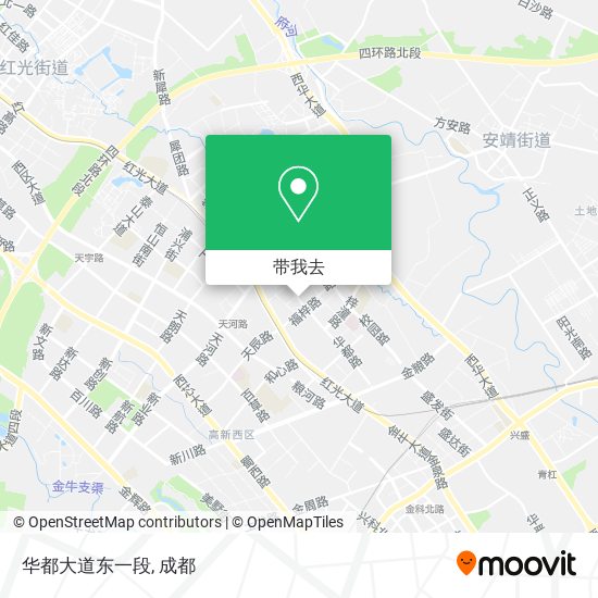 华都大道东一段地图