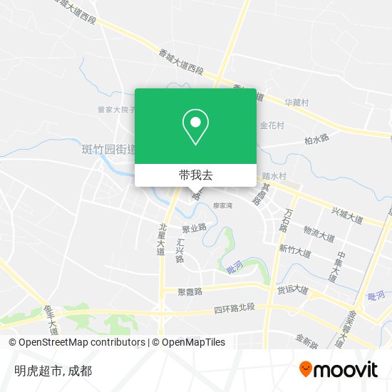 明虎超市地图