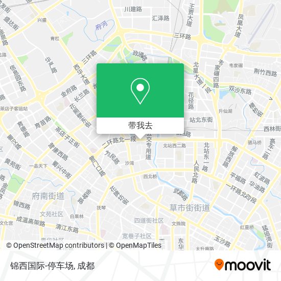 锦西国际-停车场地图