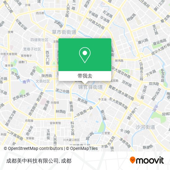 成都美中科技有限公司地图