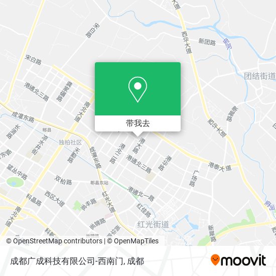 成都广成科技有限公司-西南门地图