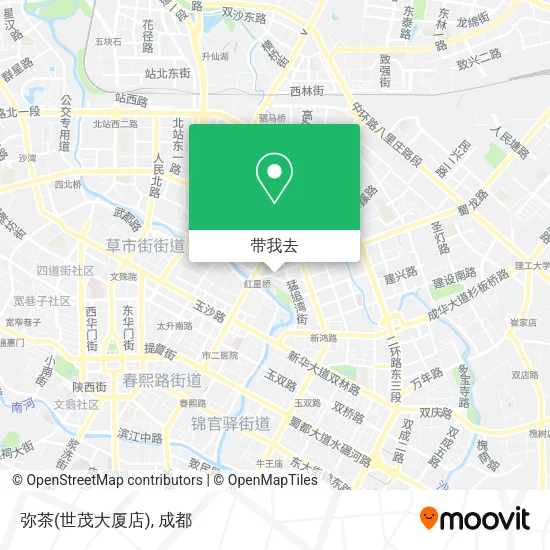 弥茶(世茂大厦店)地图