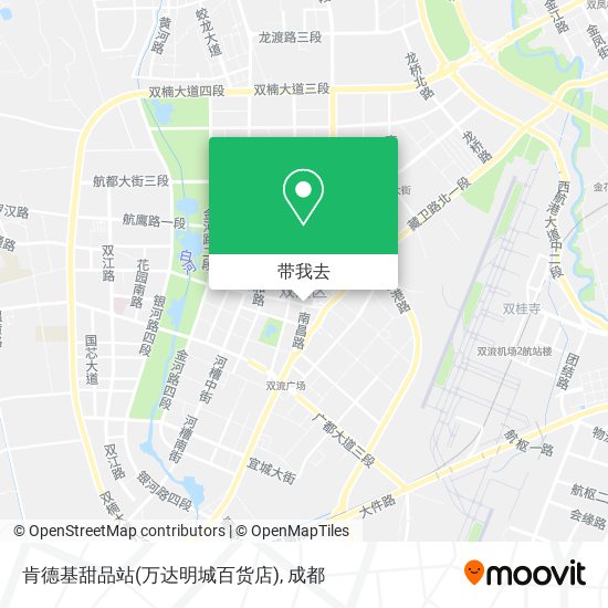 肯德基甜品站(万达明城百货店)地图