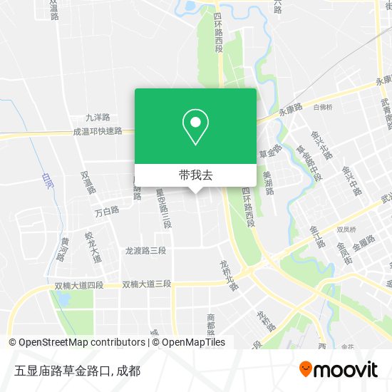 五显庙路草金路口地图