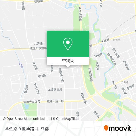 草金路五显庙路口地图