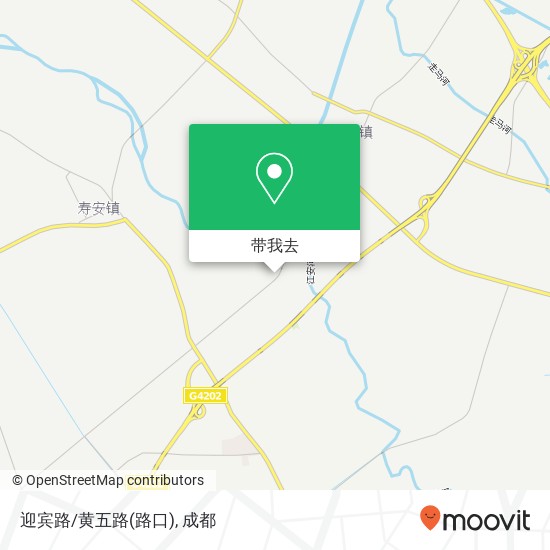 迎宾路/黄五路(路口)地图
