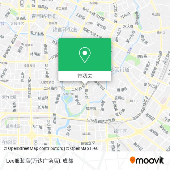 Lee服装店(万达广场店)地图