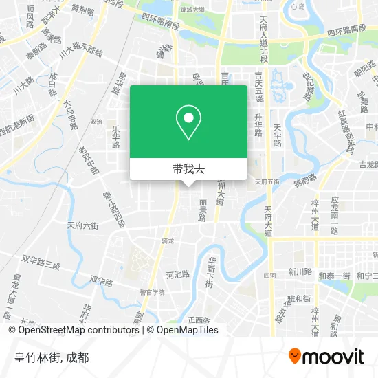 皇竹林街地图