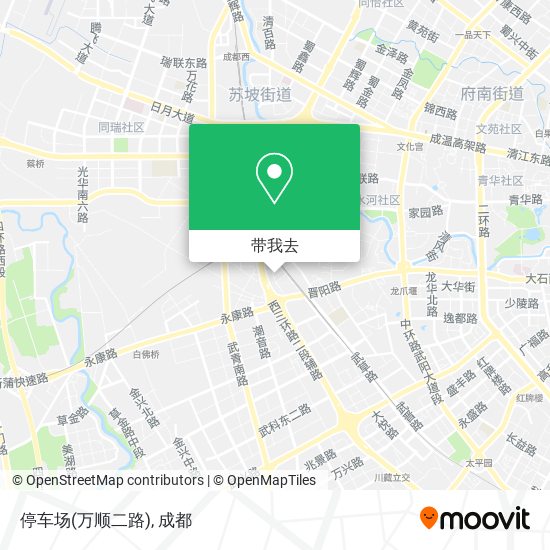 停车场(万顺二路)地图