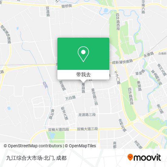 九江综合大市场-北门地图