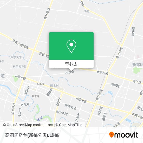 高洞周鲢鱼(新都分店)地图