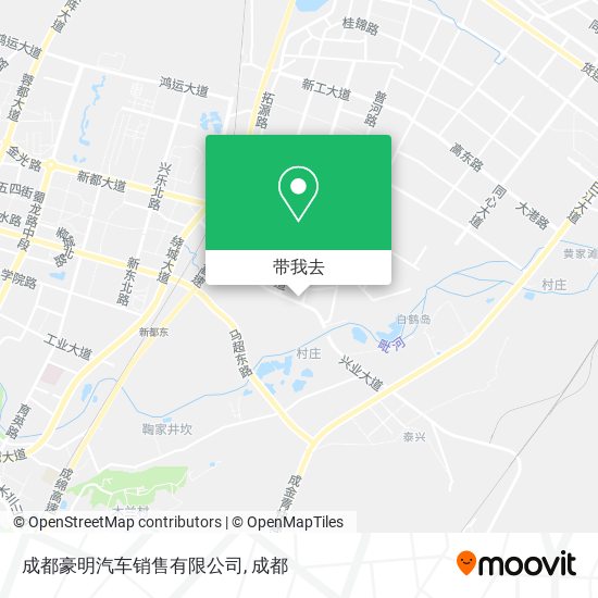 成都豪明汽车销售有限公司地图