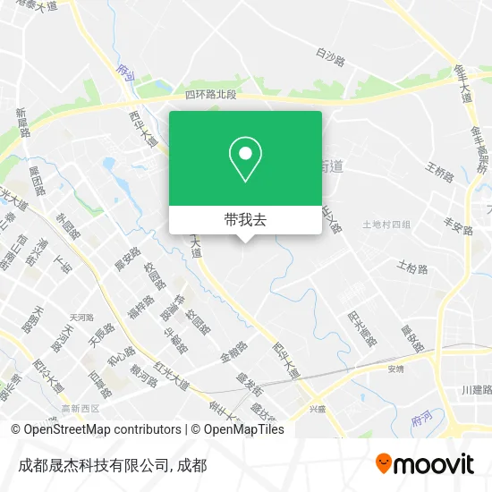 成都晟杰科技有限公司地图