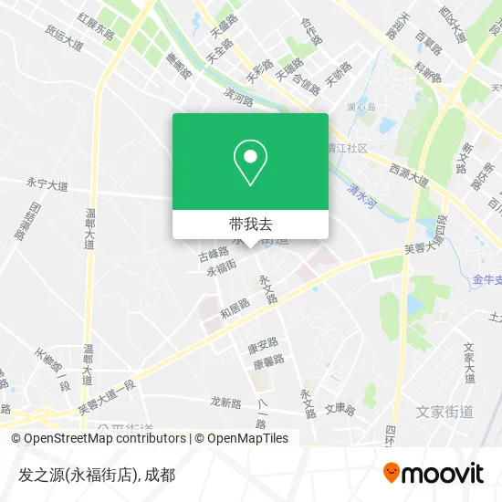 发之源(永福街店)地图
