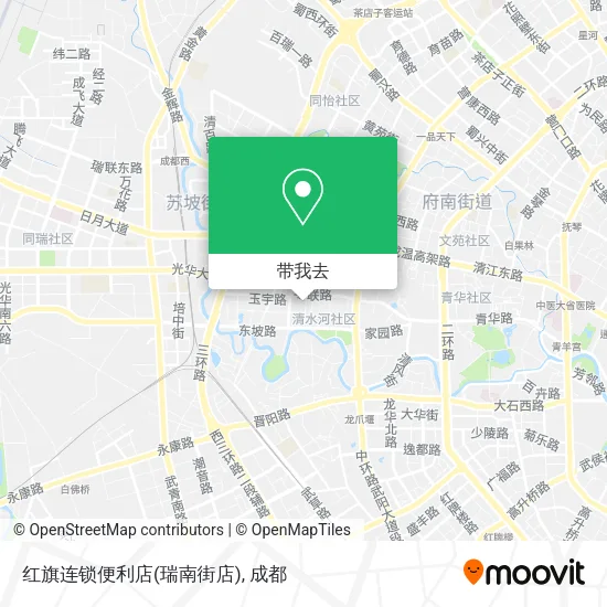 红旗连锁便利店(瑞南街店)地图