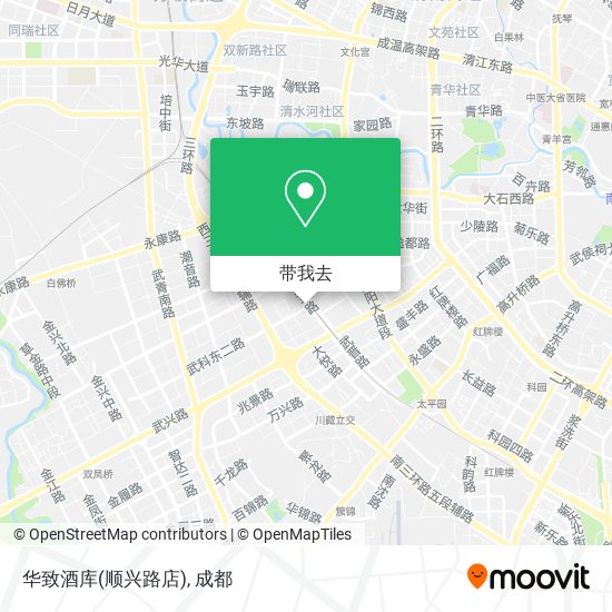 华致酒库(顺兴路店)地图