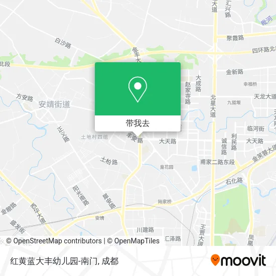 红黄蓝大丰幼儿园-南门地图