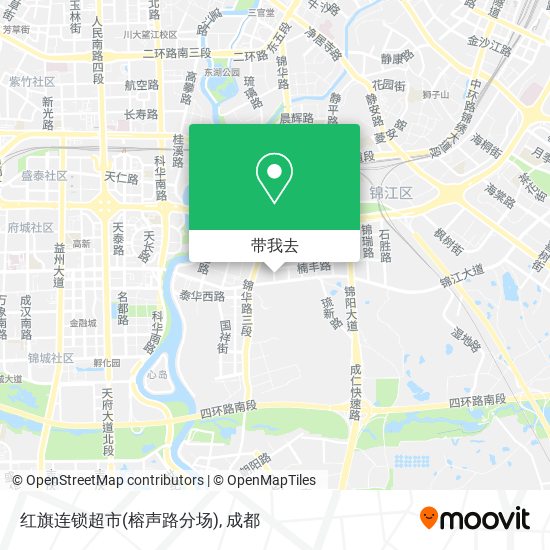 红旗连锁超市(榕声路分场)地图