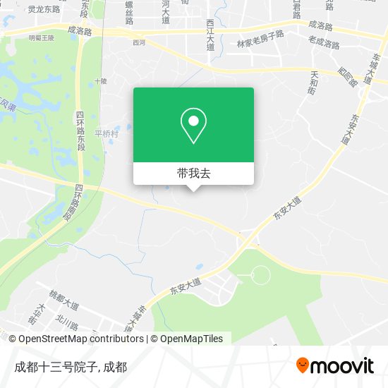 成都十三号院子地图