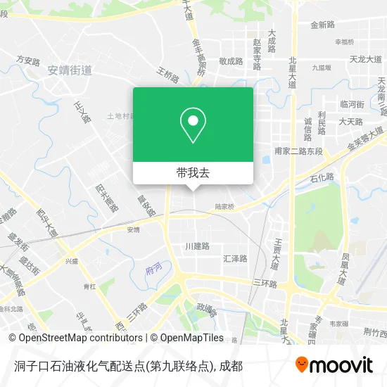 洞子口石油液化气配送点(第九联络点)地图