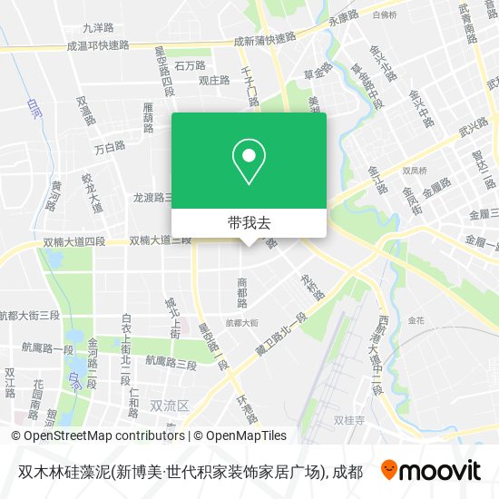 双木林硅藻泥(新博美·世代积家装饰家居广场)地图