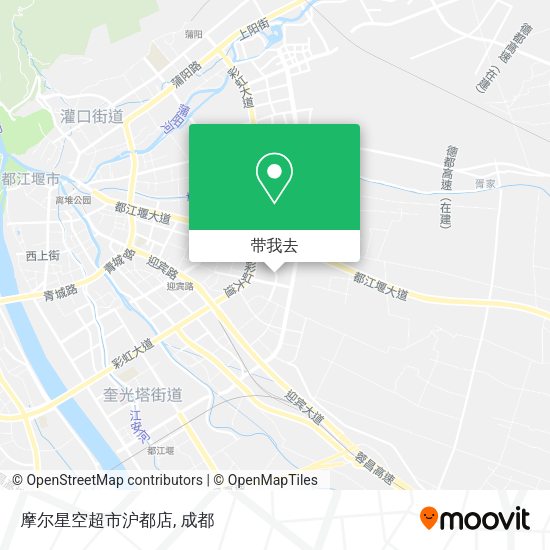 摩尔星空超市沪都店地图