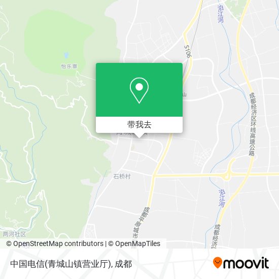 中国电信(青城山镇营业厅)地图