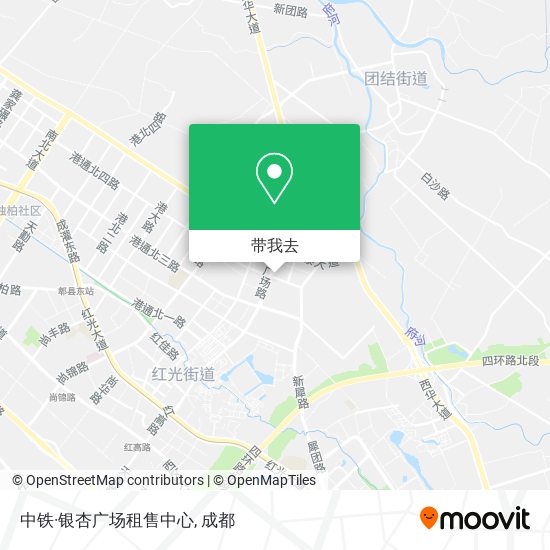 中铁·银杏广场租售中心地图
