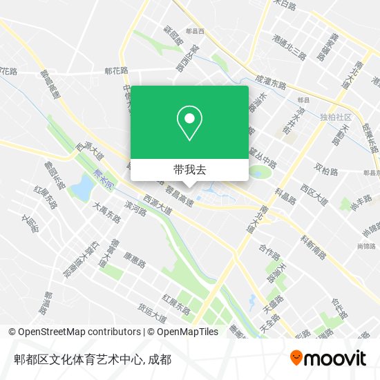 郫都区文化体育艺术中心地图