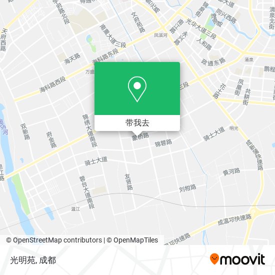 光明苑地图