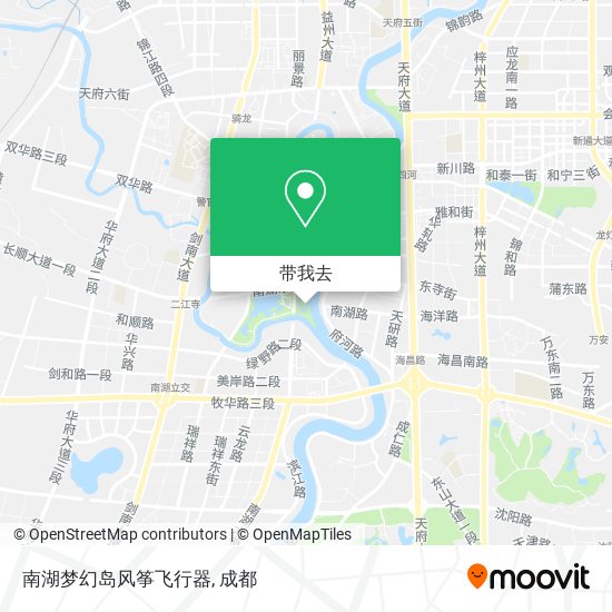 南湖梦幻岛风筝飞行器地图