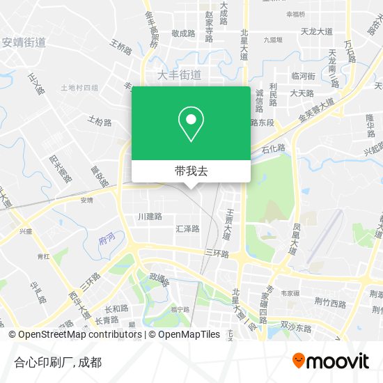 合心印刷厂地图