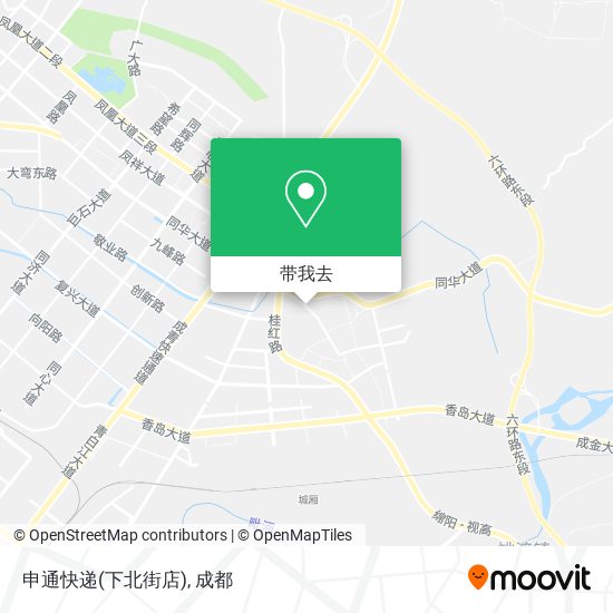 申通快递(下北街店)地图