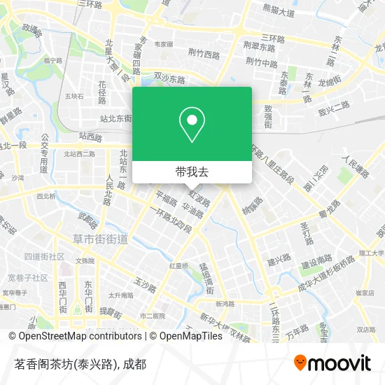 茗香阁茶坊(泰兴路)地图