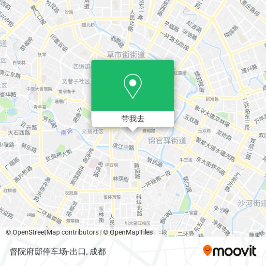 督院府邸停车场-出口地图