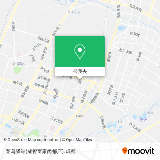 菜鸟驿站(成都富豪尚都店)地图