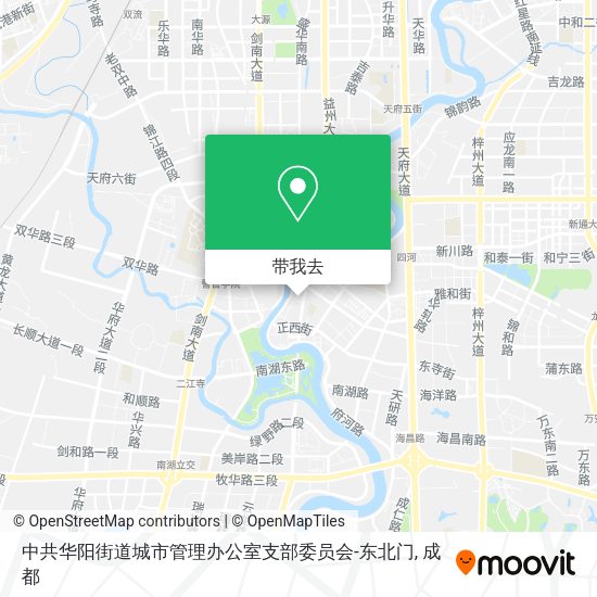 中共华阳街道城市管理办公室支部委员会-东北门地图