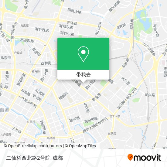 二仙桥西北路2号院地图