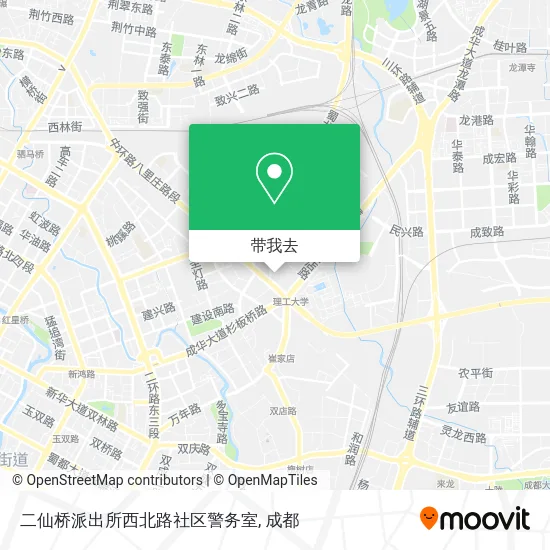 二仙桥派出所西北路社区警务室地图