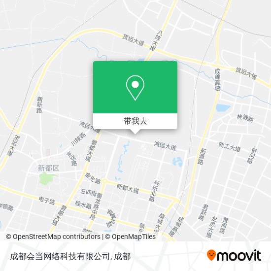 成都会当网络科技有限公司地图