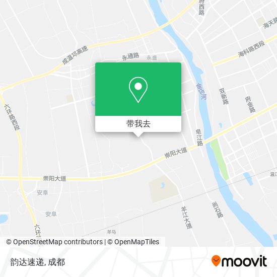 韵达速递地图