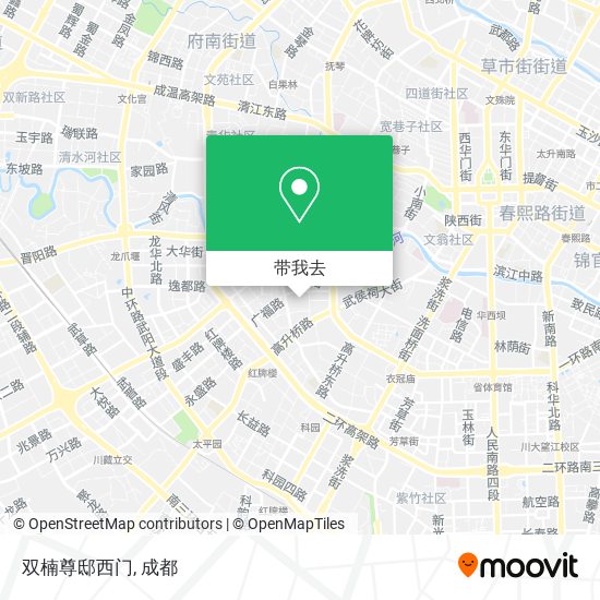 双楠尊邸西门地图