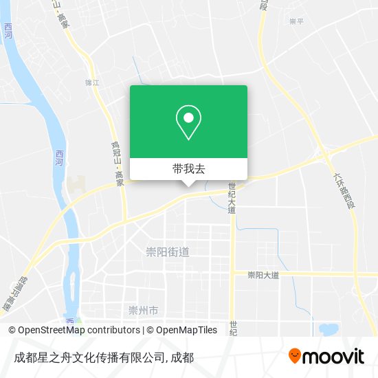 成都星之舟文化传播有限公司地图