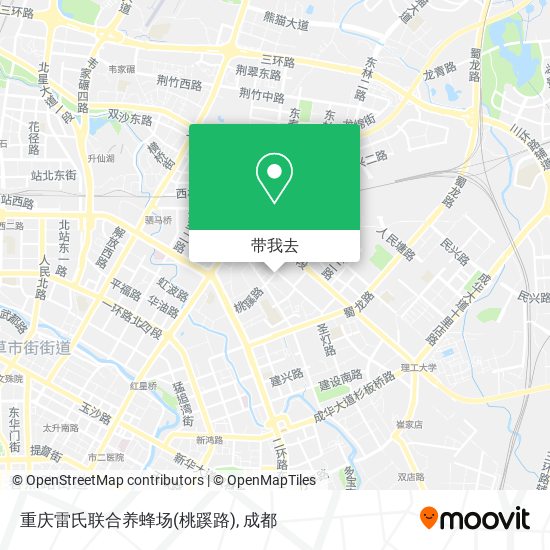 重庆雷氏联合养蜂场(桃蹊路)地图