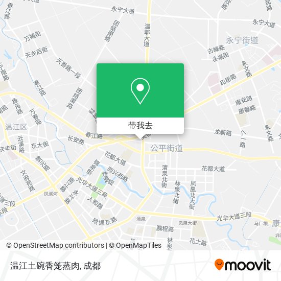 温江土碗香笼蒸肉地图