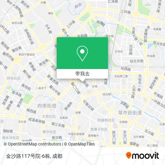 金沙路117号院-6栋地图